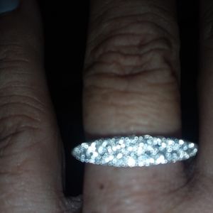 Nordstrom Bony and Levy 24 carat white gold stacke
